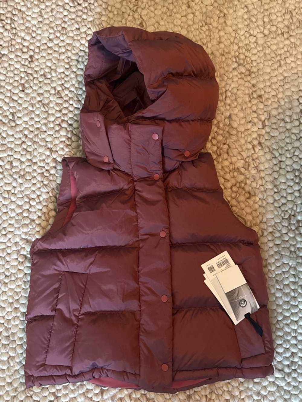 NWT Lululemon Women's Wunder Puff Cropped Vest